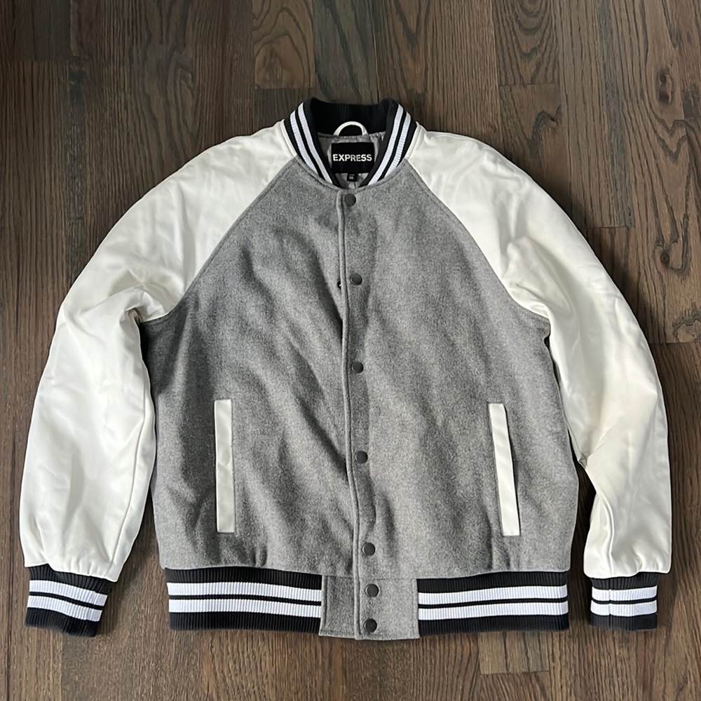 NWT - Express Varsity Bomber Jacket - Women’s M/L